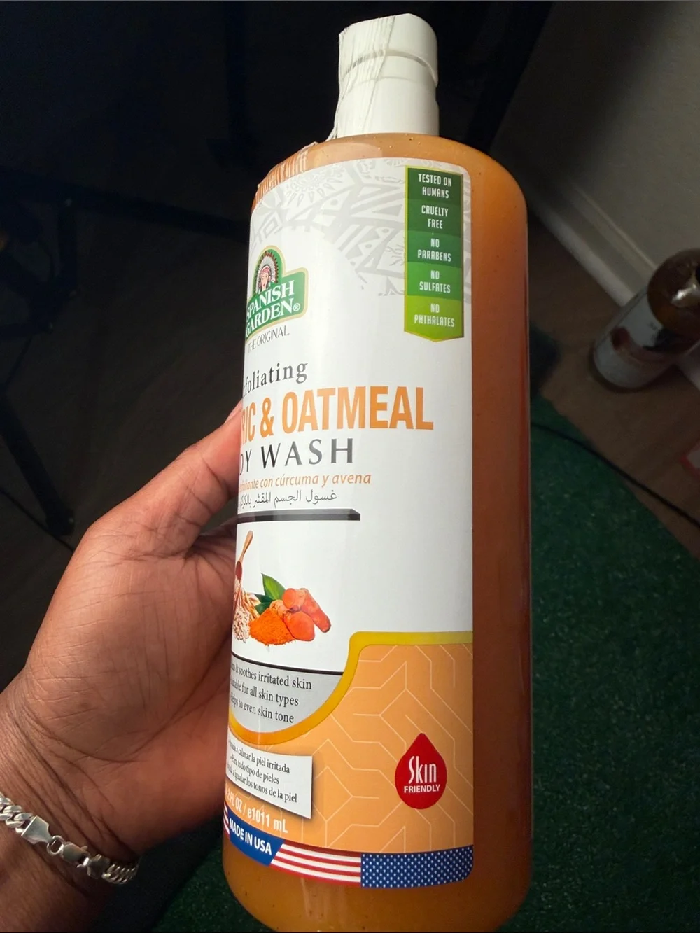 Exfoliating Turmeric & Oatmeal Body Wash — Orange
